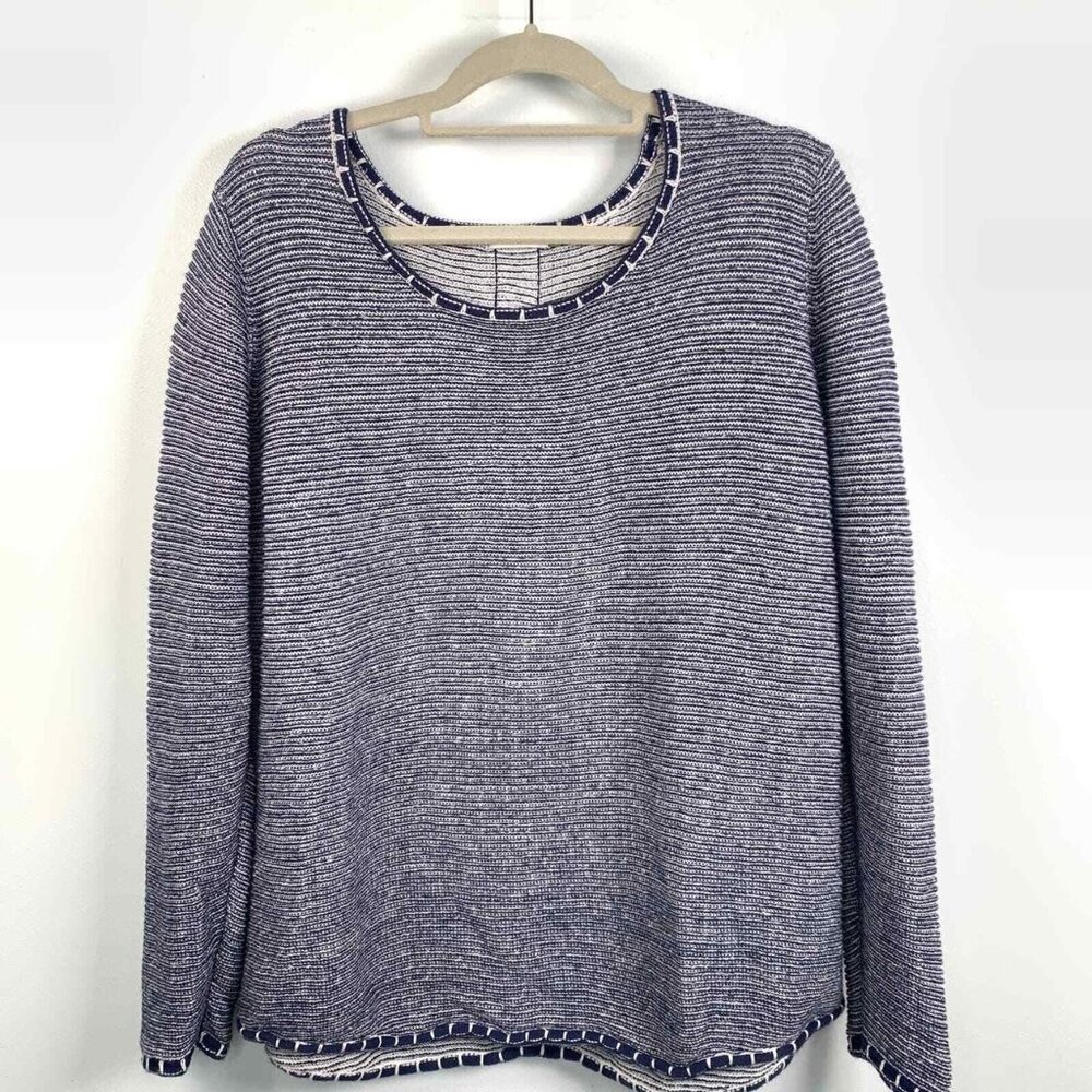 Cecilie Bahnsen Women's Blue and White Jumper
